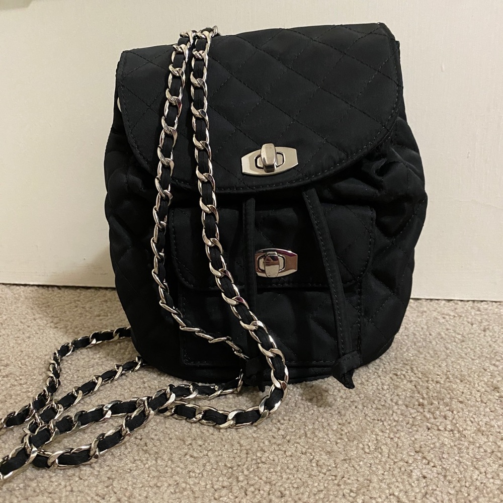 Forever 21 mini black backpack